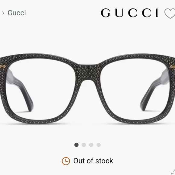 Tom Ford Gucci rhinestone eyeglass frames - Picture 3 of 11
